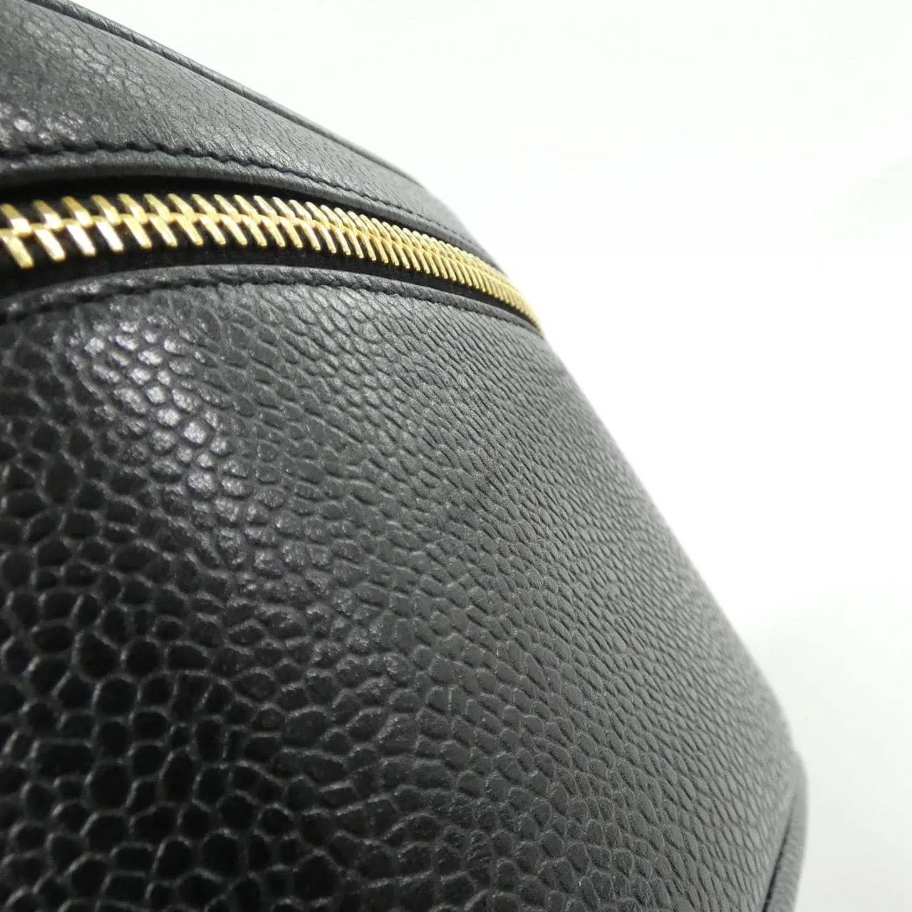 CHANEL 1997 Handbag Grained Calfskin 黑色 荔枝紋牛皮 中古品A - 縮圖 5