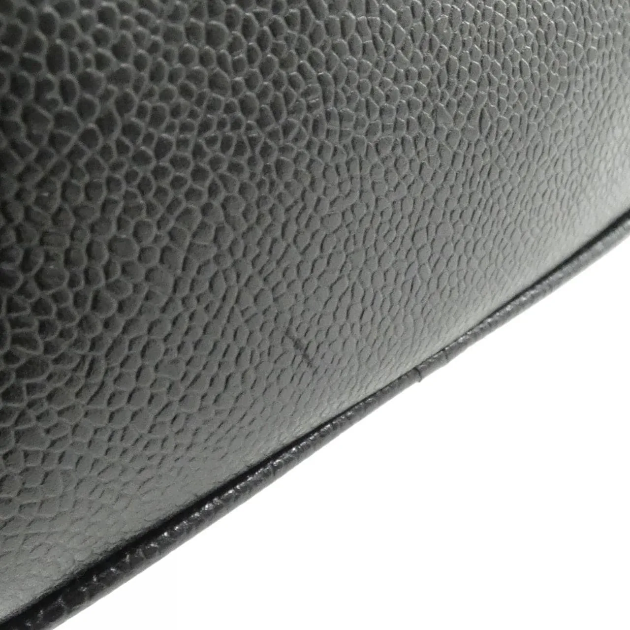 CHANEL 1997 Handbag Grained Calfskin 黑色 荔枝紋牛皮 中古品A - 縮圖 6