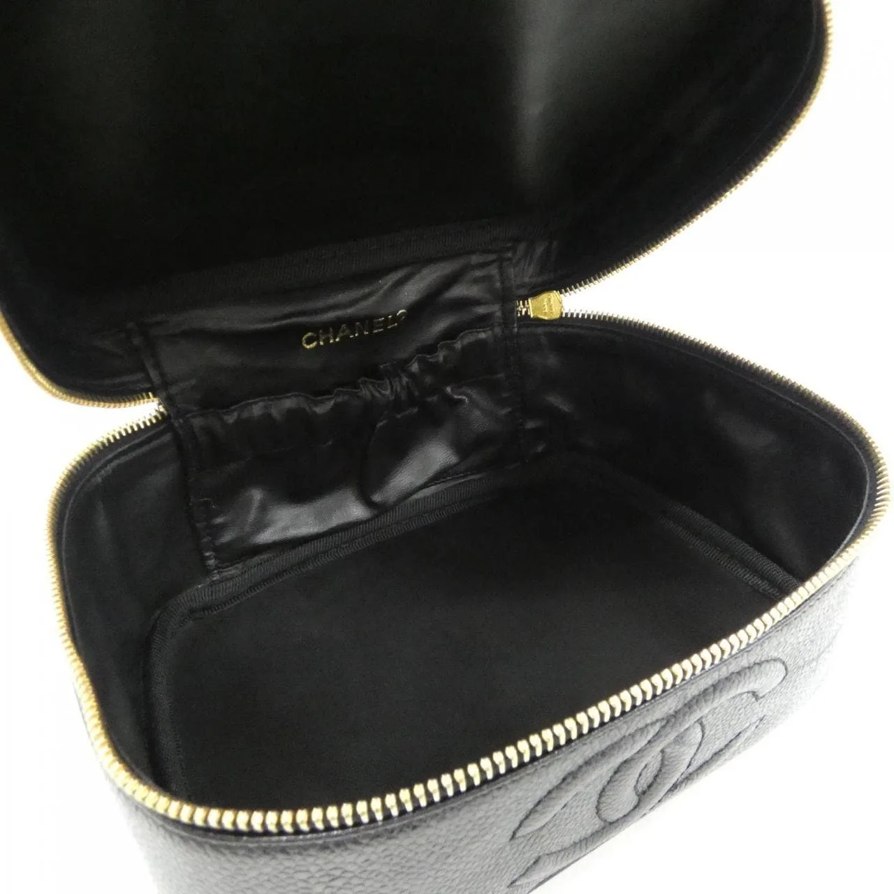 CHANEL 1997 Handbag Grained Calfskin 黑色 荔枝紋牛皮 中古品A - 縮圖 8