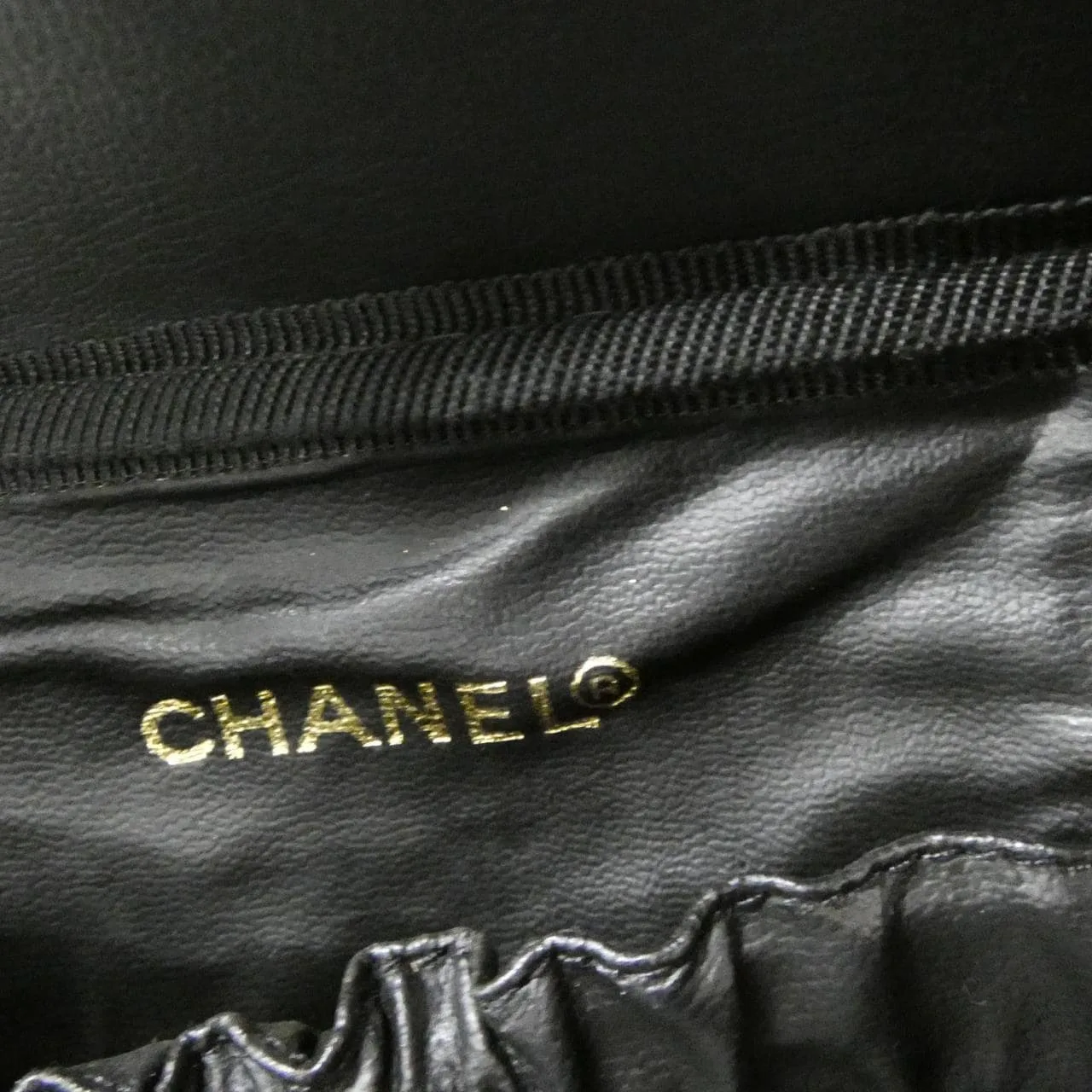 CHANEL 1997 Handbag Grained Calfskin 黑色 荔枝紋牛皮 中古品A - 縮圖 9