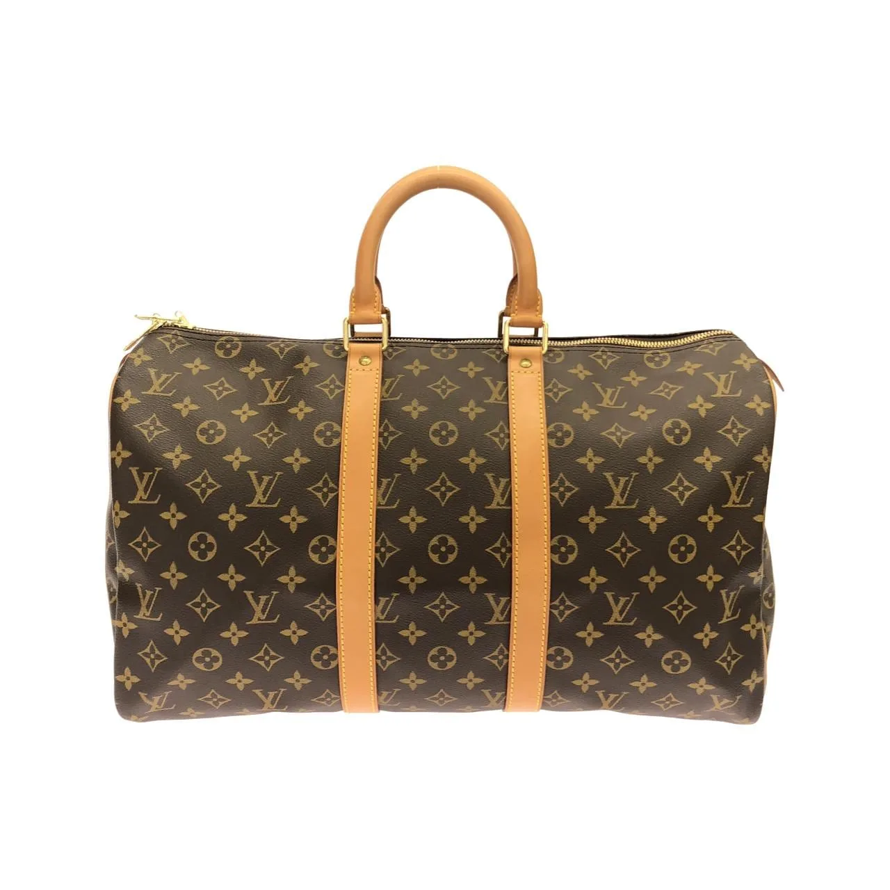 LOUIS VUITTON Keepall M41428 波士頓包 Monogram Black