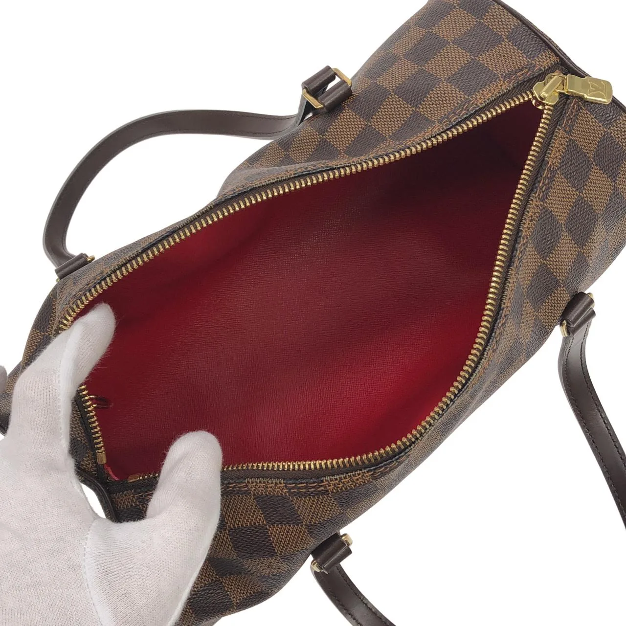 LOUIS VUITTON Papillon N51303 Handbag Damier Black Damier Rank A - Thumbnail 7