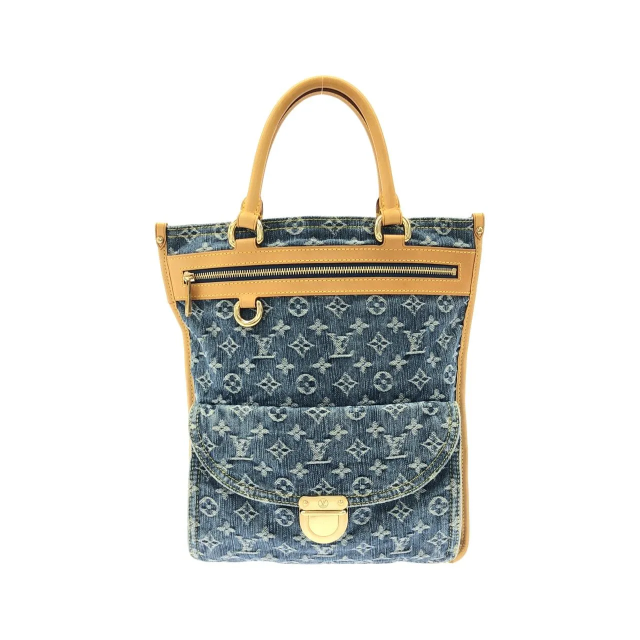 LOUIS VUITTON M95018 Handbag Monogram Blue