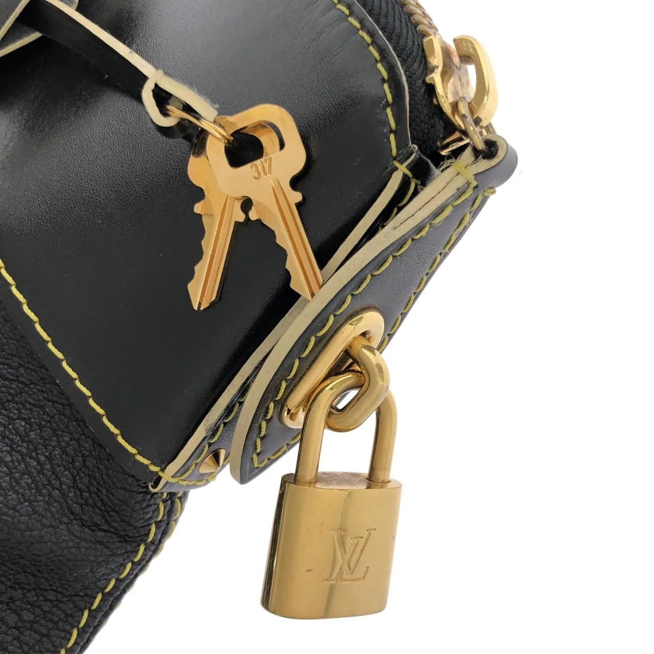 LOUIS VUITTON Lockit M91863 手提包 皮革 4