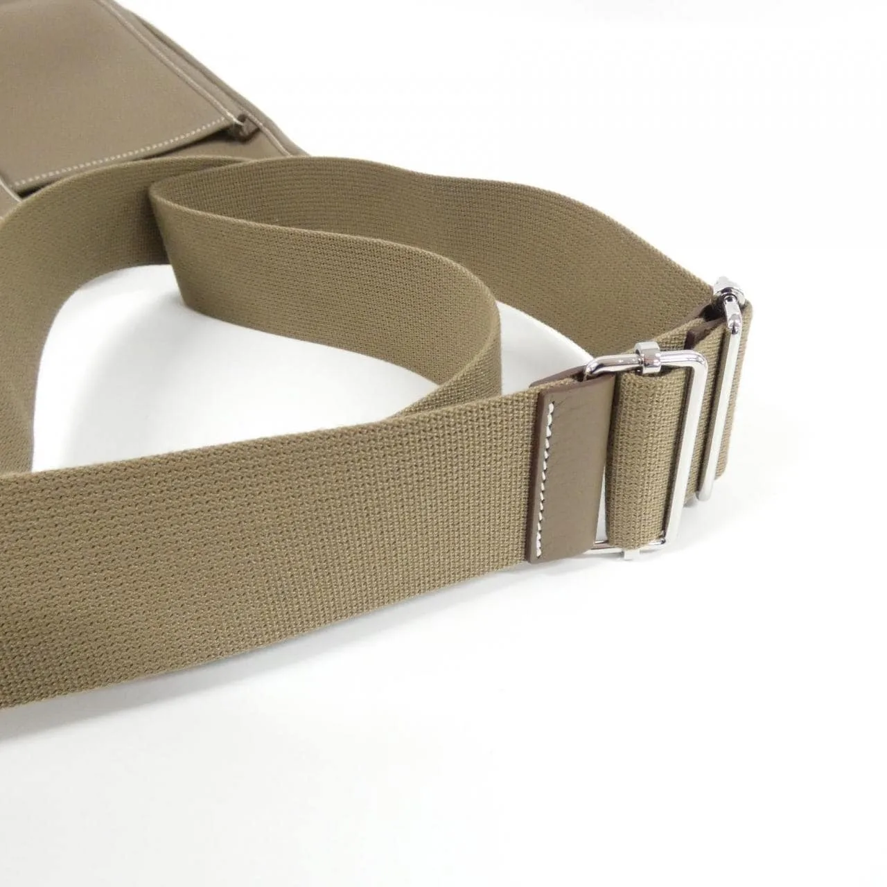 HERMES Evelyne 056277CK Shoulder Clemence Etoupe Clemence Leather Rank A - Thumbnail 4