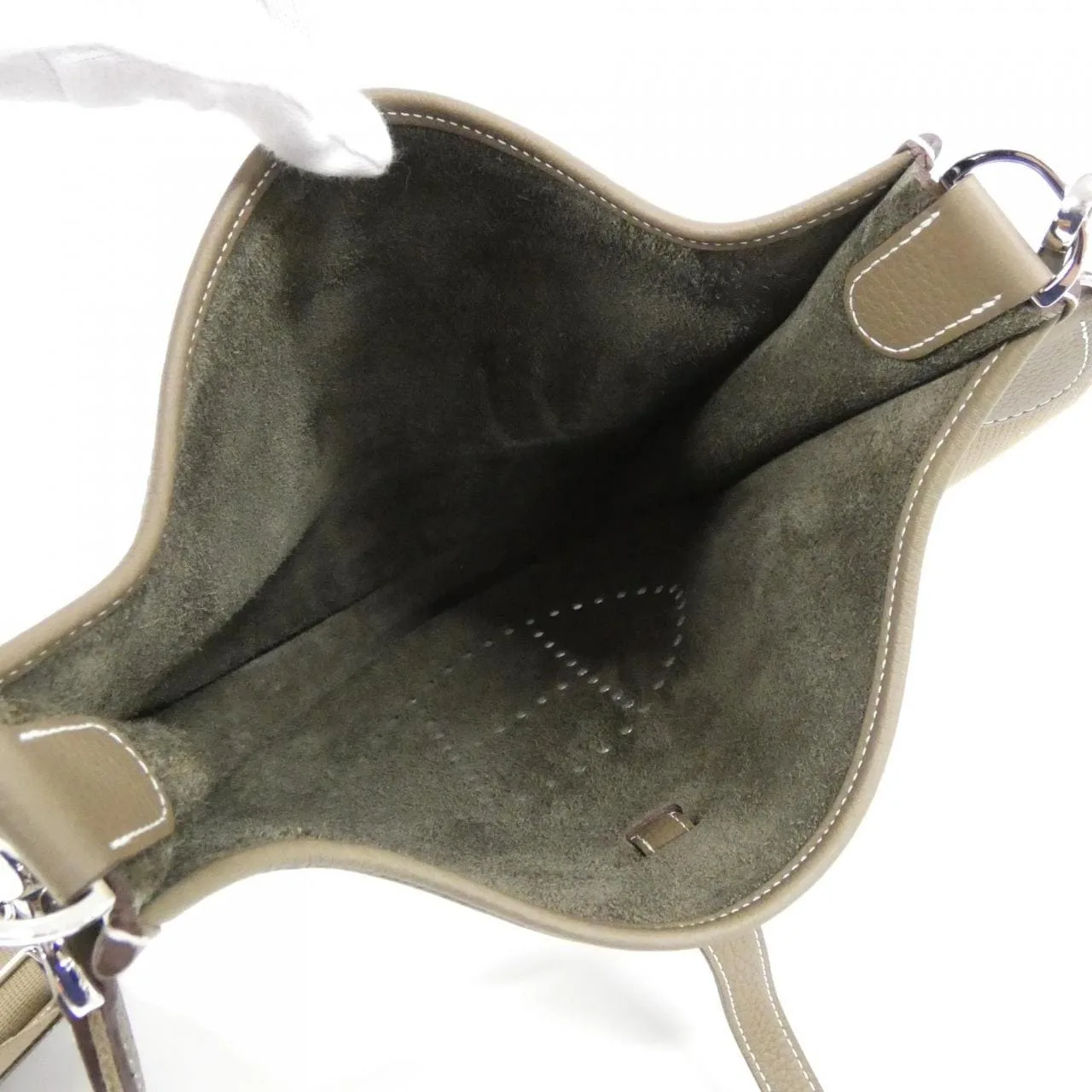 HERMES Evelyne 056277CK Shoulder Clemence Etoupe Clemence Leather Rank A - Thumbnail 5