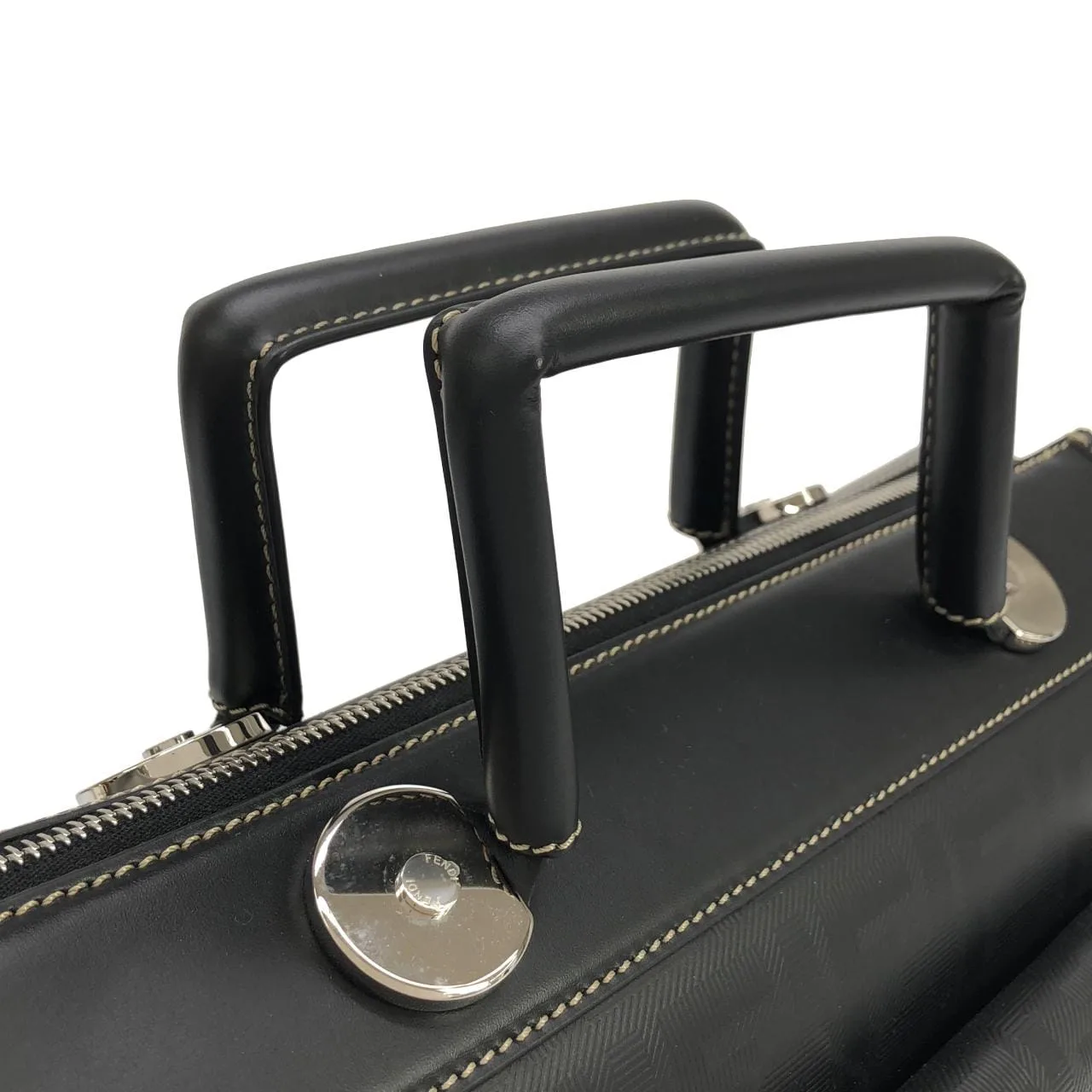 FENDI Baguette 7VA571 AJF4 Boston Black Rank A - Thumbnail 6