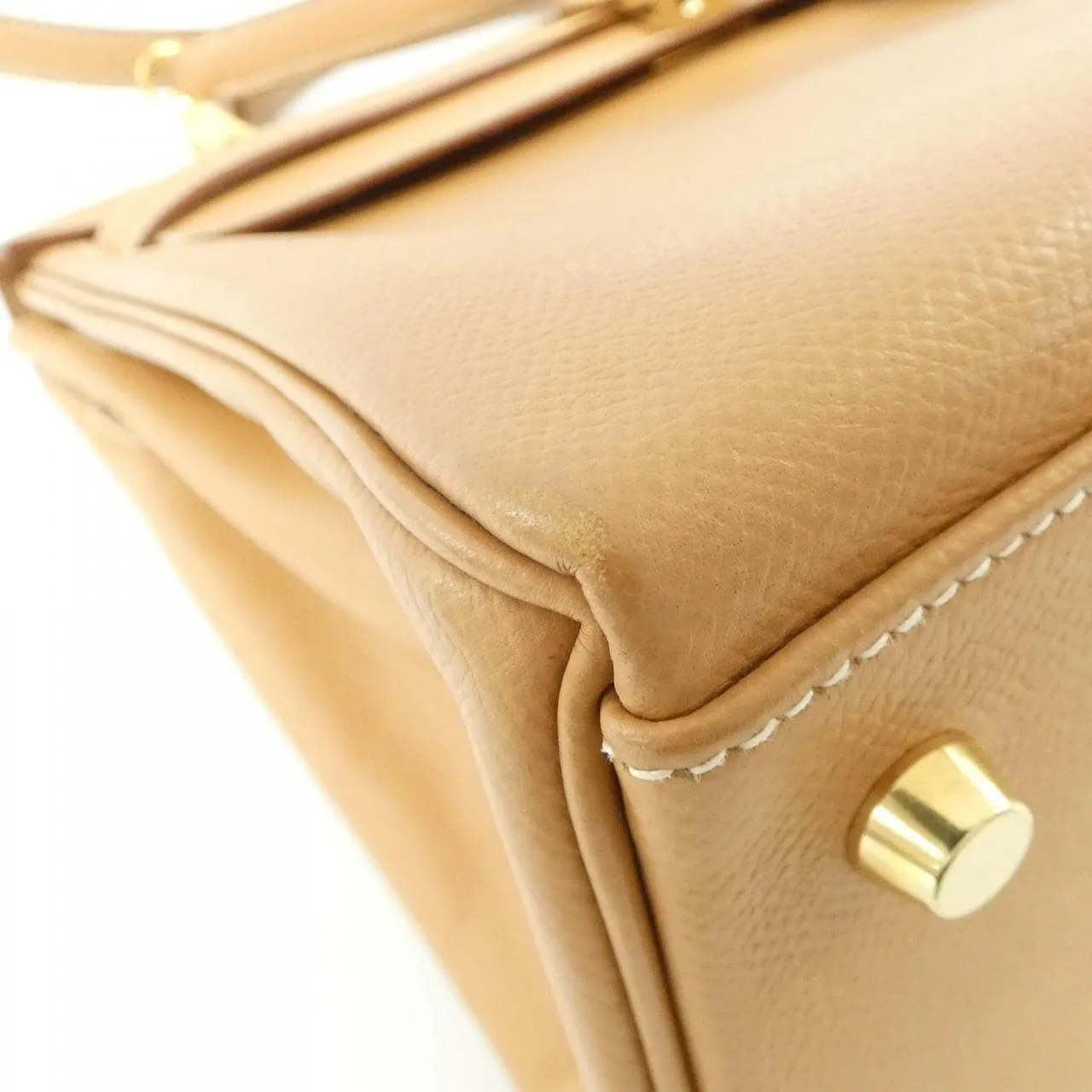 HERMES Kelly 014128CC 手提包 黑色 中古品A - 縮圖 3