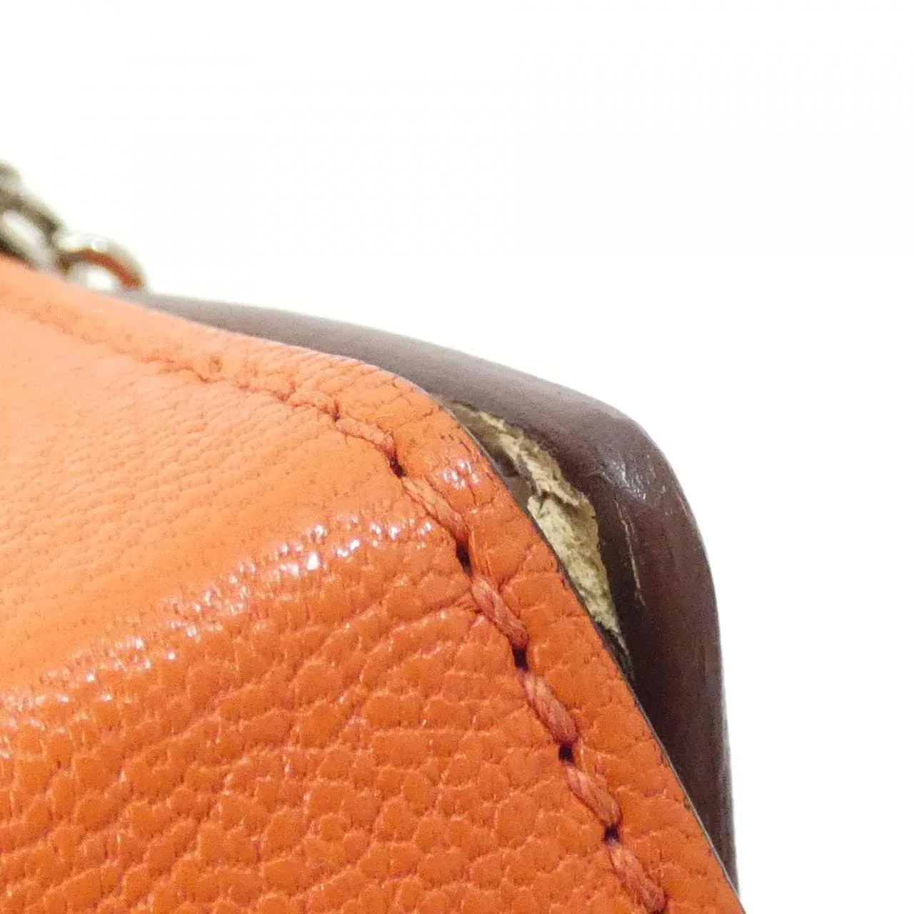 HERMES 073688CK Shoulder Orange Rank A - Thumbnail 6