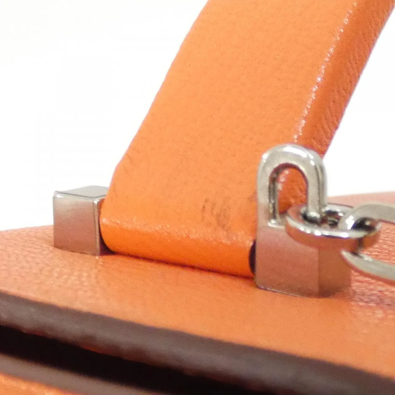 HERMES 073688CK Shoulder Orange Rank A - Thumbnail 8