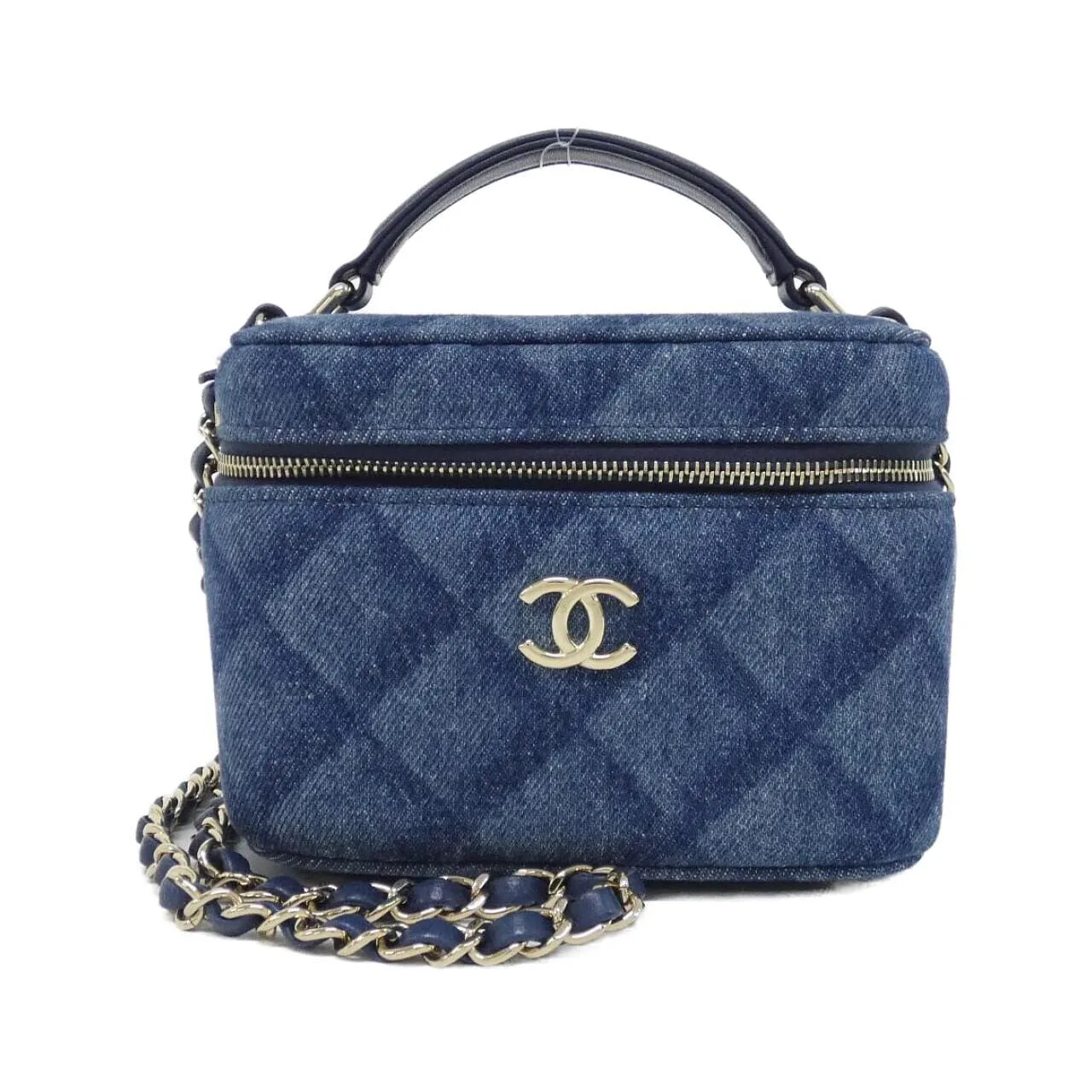 CHANEL Chanel 22 AS3171 Handbag Denim Blue