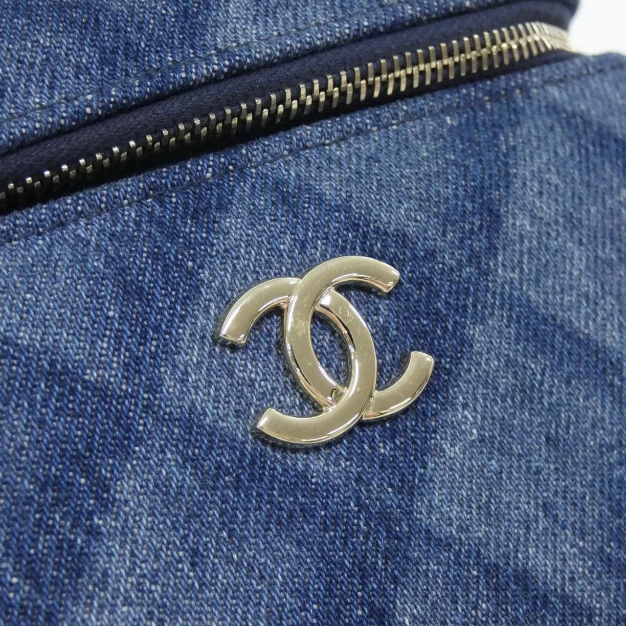 CHANEL Chanel 22 AS3171 手提包 牛仔布 藍色 牛仔布 中古品A - 縮圖 5