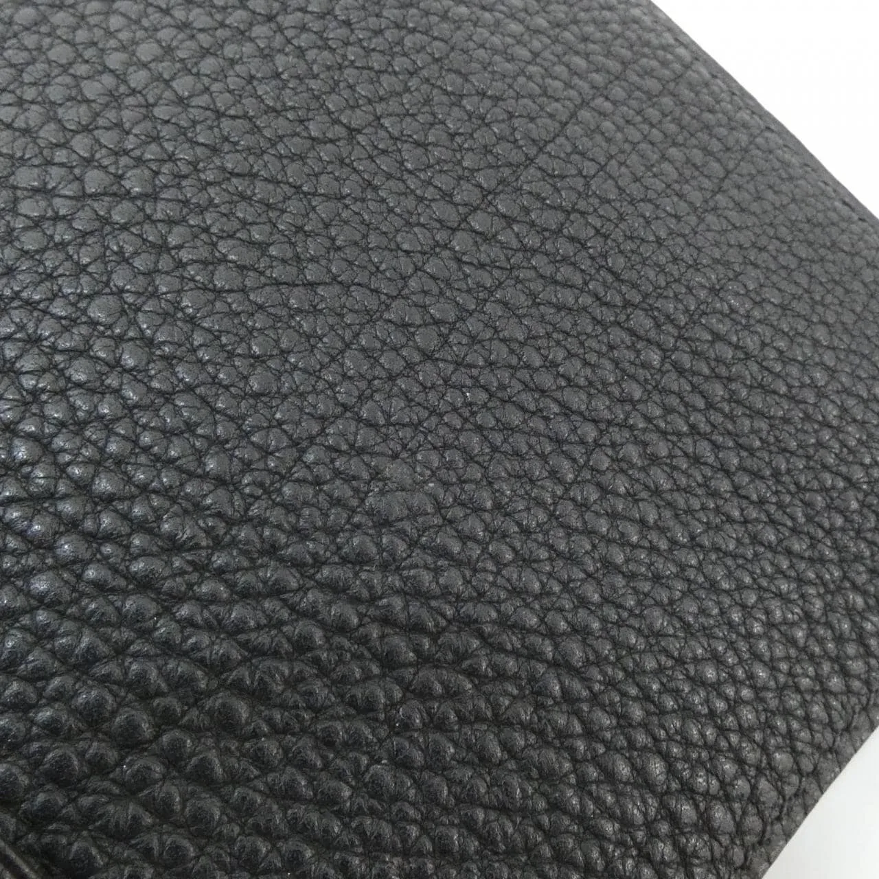 HERMES 037698CK Belt Togo Black Togo Leather Rank A - Thumbnail 4