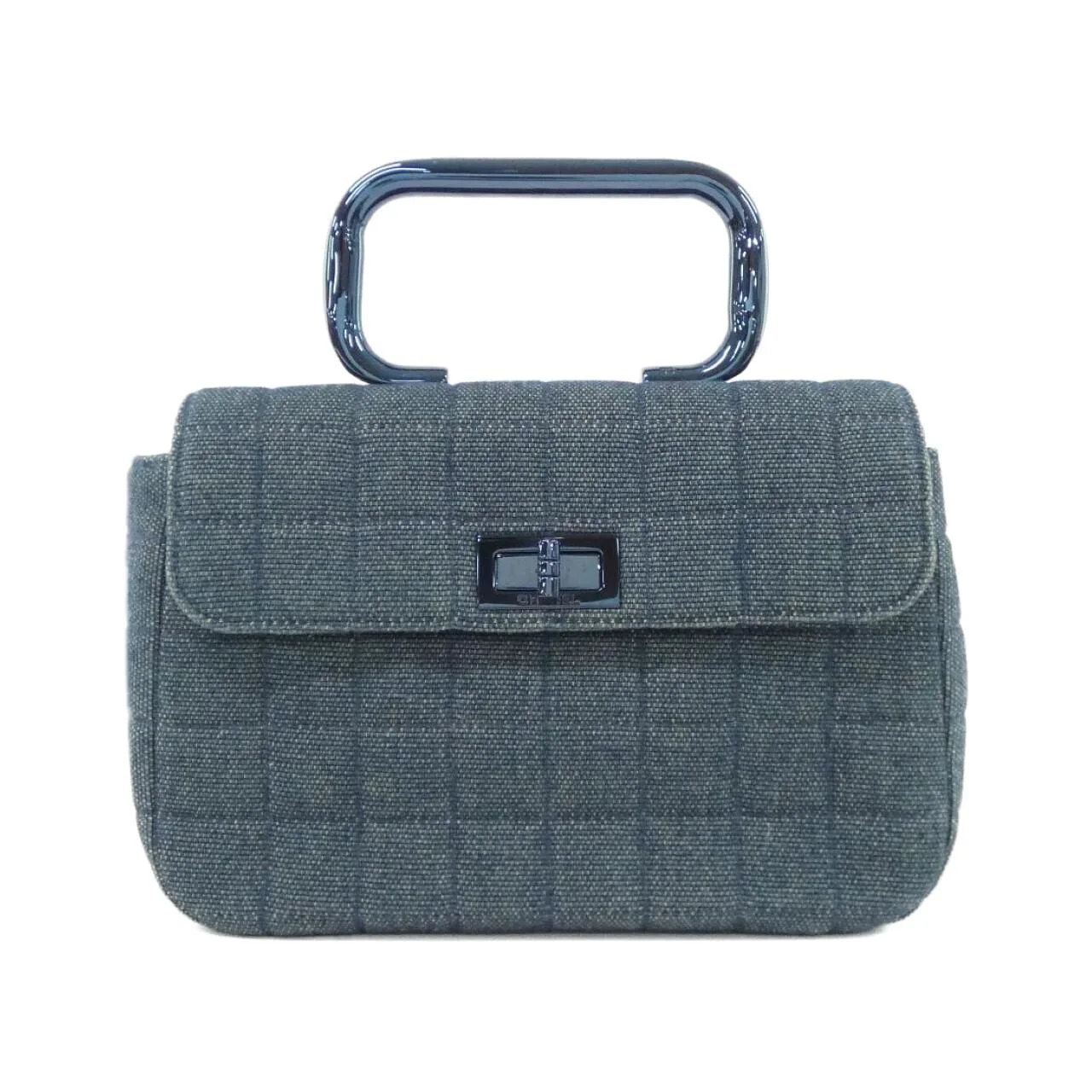 CHANEL 16371 手提包 牛仔布 Blue