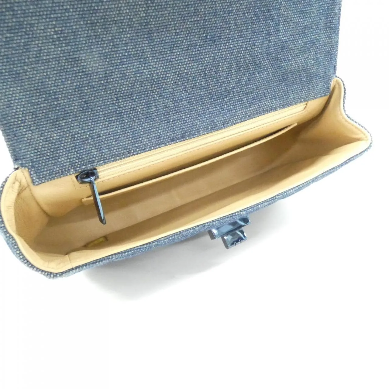 CHANEL 16371 手提包 牛仔布 藍色 牛仔布 中古品A - 縮圖 6