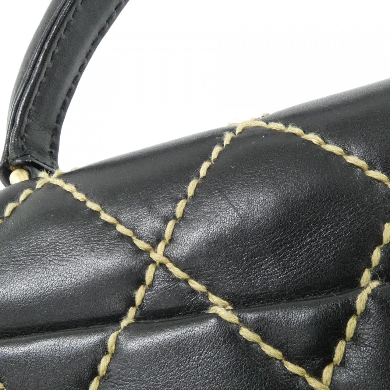 CHANEL 手提包 黑色 中古品A - 縮圖 4