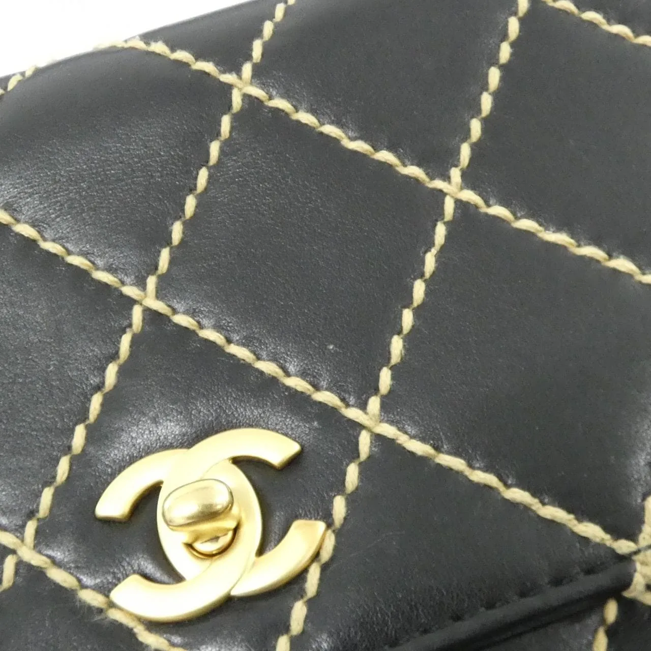 CHANEL 手提包 黑色 中古品A - 縮圖 5