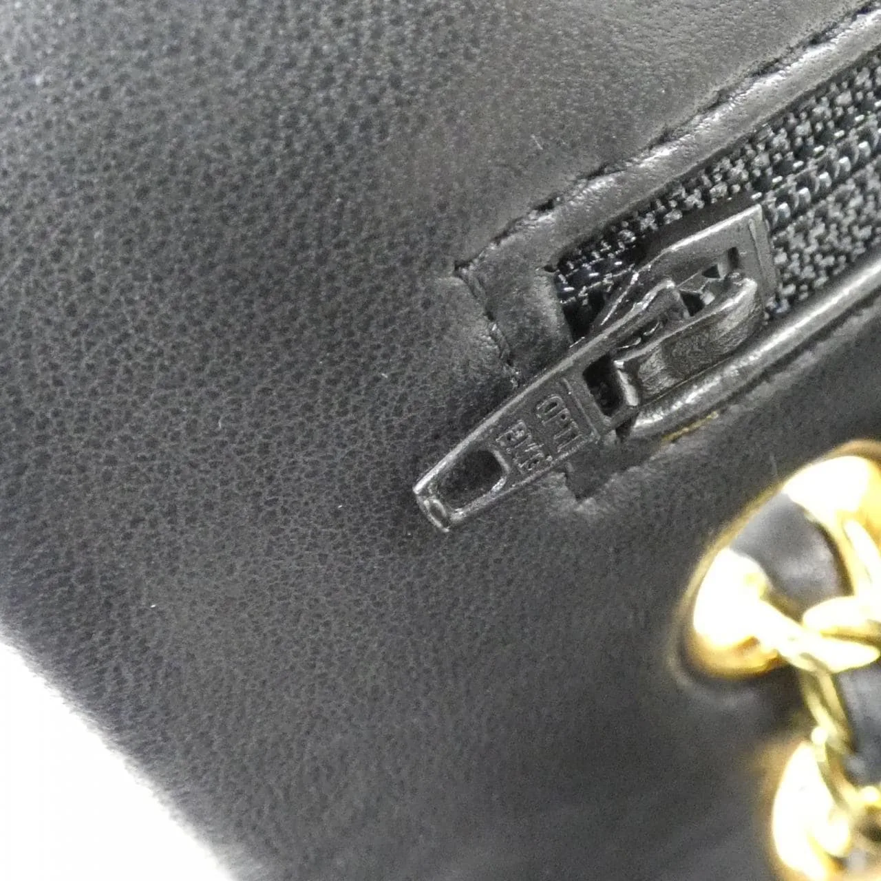 CHANEL Matelasse 1112 Shoulder Lambskin 黑色 羊皮 中古品B - 縮圖 9