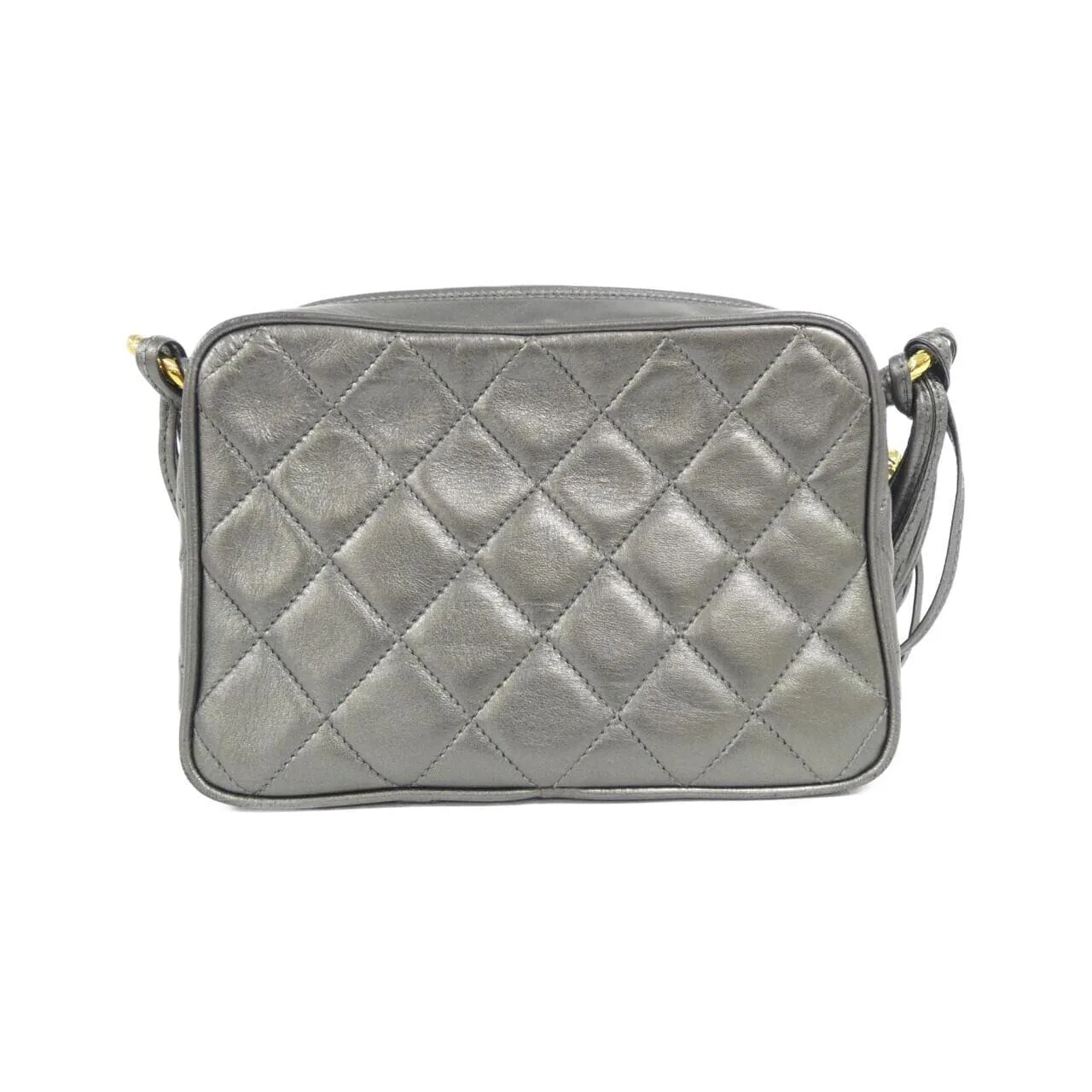 CHANEL Shoulder Lambskin 灰色 羊皮 中古品A - 縮圖 2
