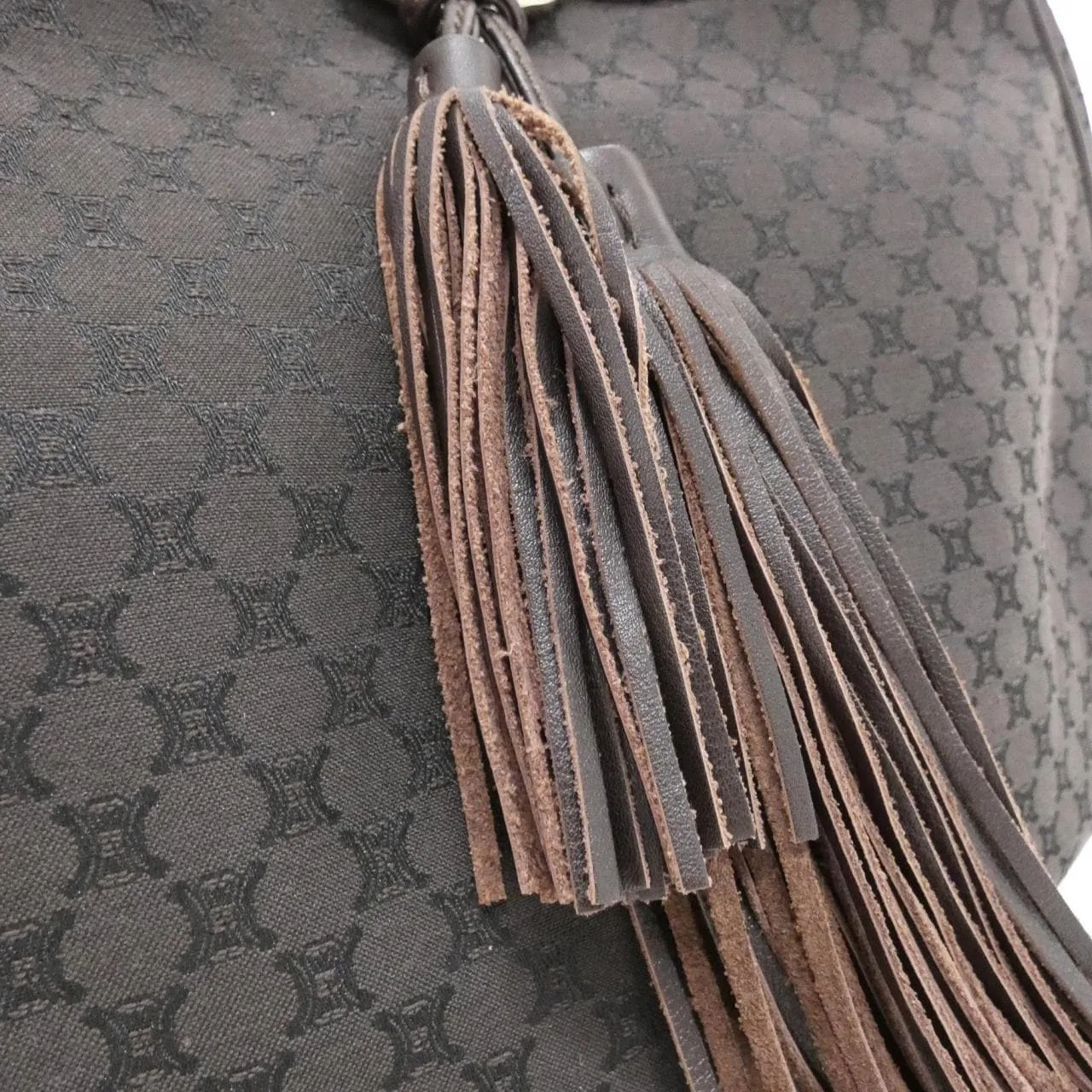 CELINE Shoulder Canvas Brown Canvas Rank A - Thumbnail 4