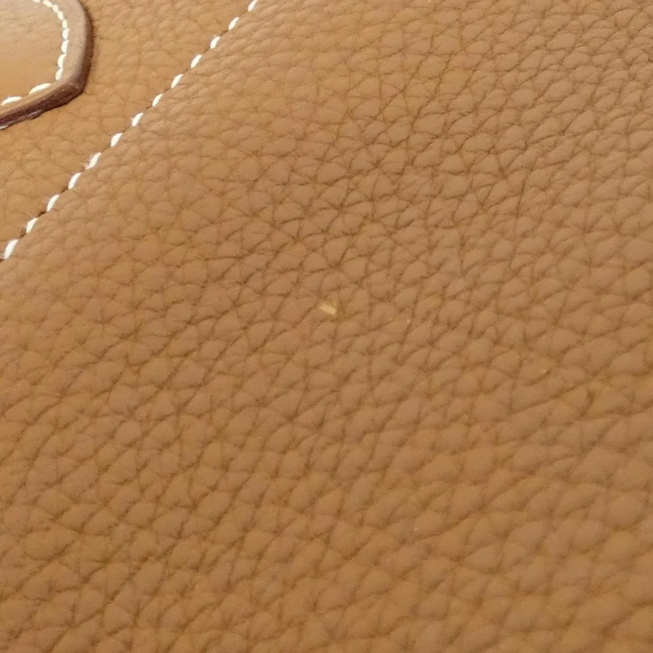 HERMES Bolide 073420CK Handbag Clemence Gold Clemence Leather Rank A - Thumbnail 5