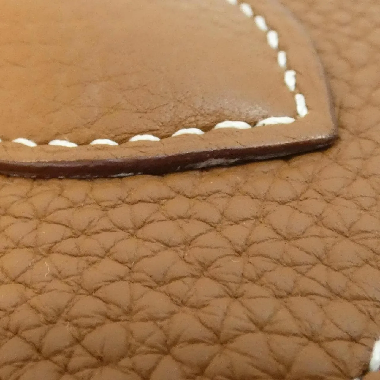 HERMES Bolide 073420CK Handbag Clemence Gold Clemence Leather Rank A - Thumbnail 6