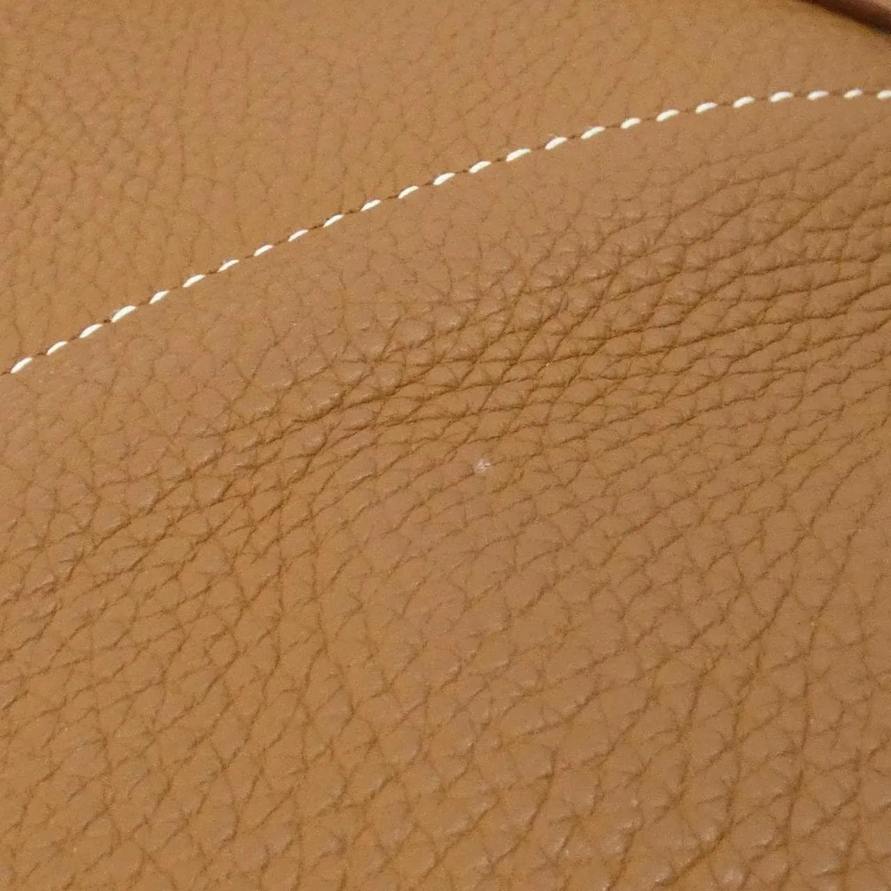 HERMES Bolide 073420CK Handbag Clemence Gold Clemence Leather Rank A - Thumbnail 7