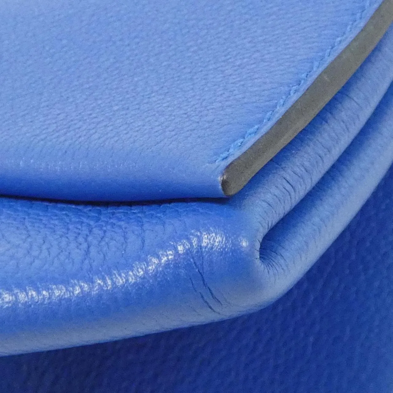 HERMES 076204CK Shoulder Blue Rank A - Thumbnail 6
