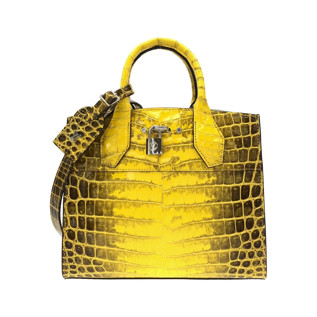LOUIS VUITTON Steamer N94977 手提包 皮革 Black