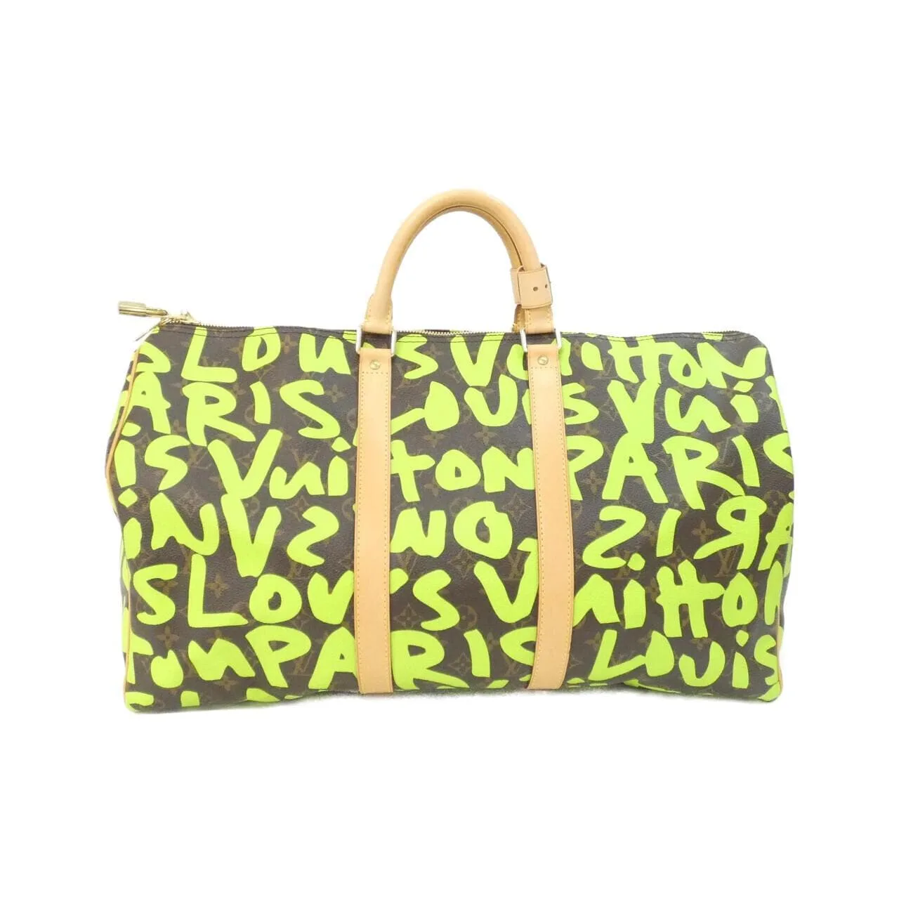 LOUIS VUITTON Keepall M93700 Boston Monogram Black