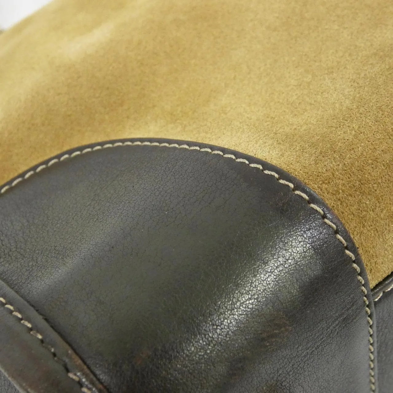 LOEWE Amazona Handbag Brown Rank B - Thumbnail 4