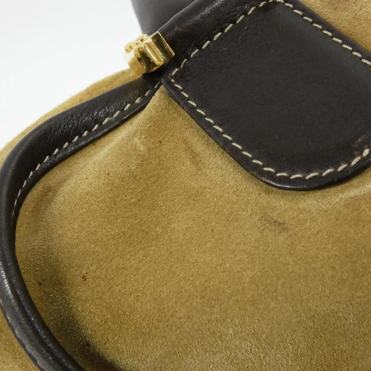 LOEWE Amazona Handbag Brown Rank B - Thumbnail 5