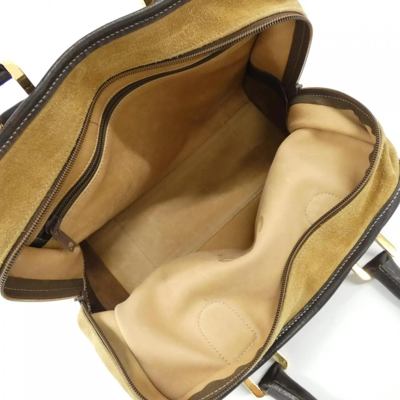 LOEWE Amazona Handbag Brown Rank B - Thumbnail 9