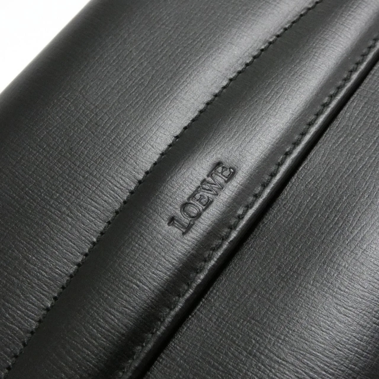 LOEWE Wallet Leather Black Leather Rank A - Thumbnail 3