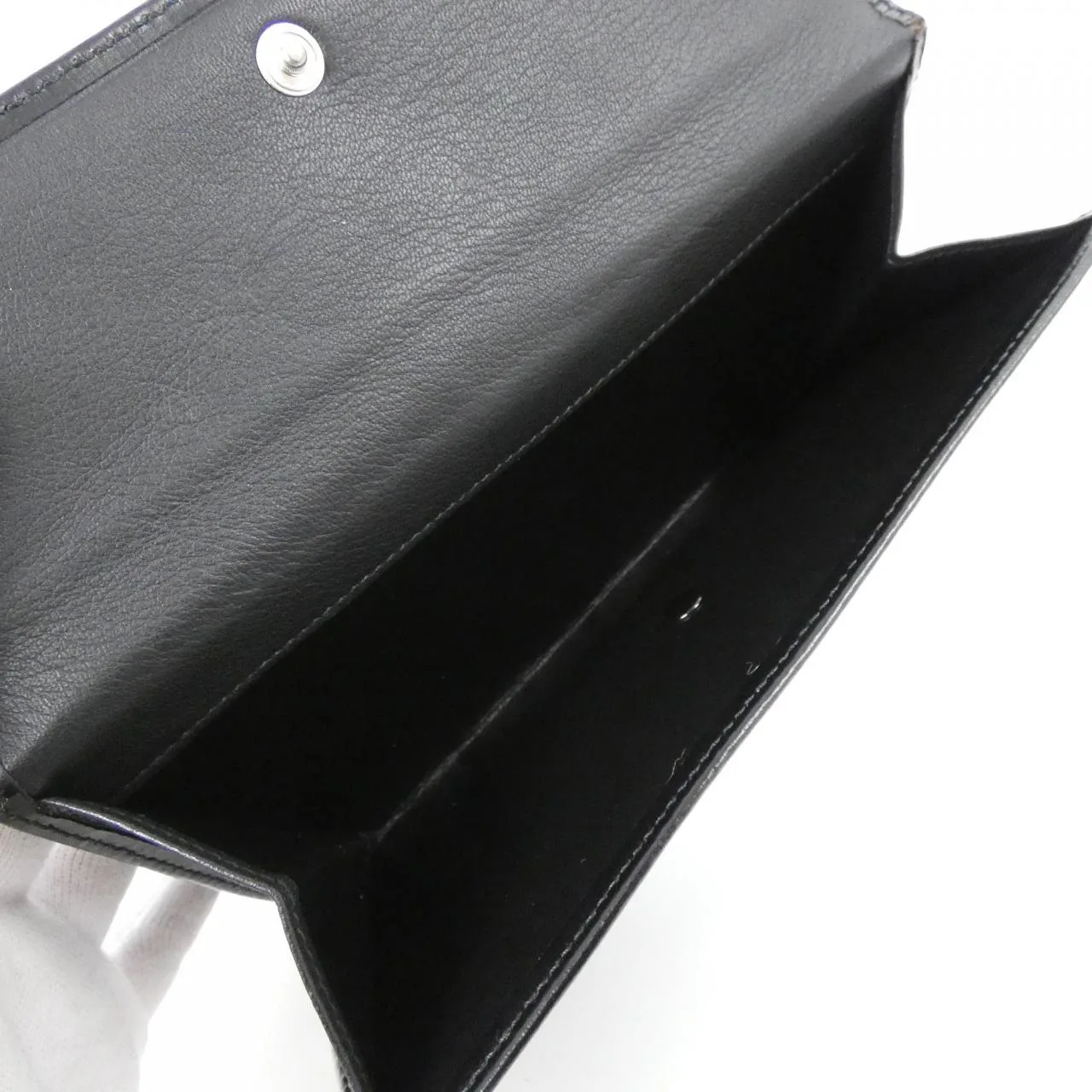 LOEWE Wallet Leather Black Leather Rank A - Thumbnail 5