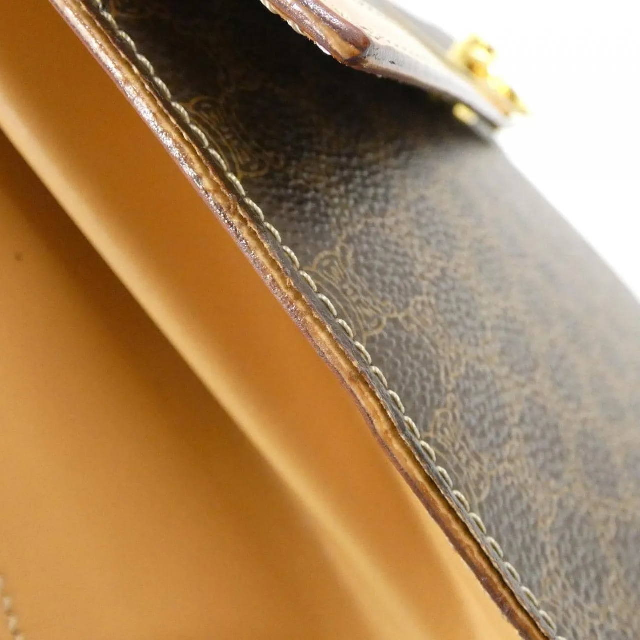 CELINE Handbag Canvas Brown Canvas Rank B - Thumbnail 5
