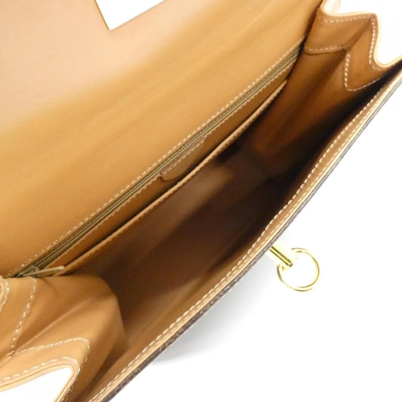 CELINE Handbag Canvas Brown Canvas Rank B - Thumbnail 10