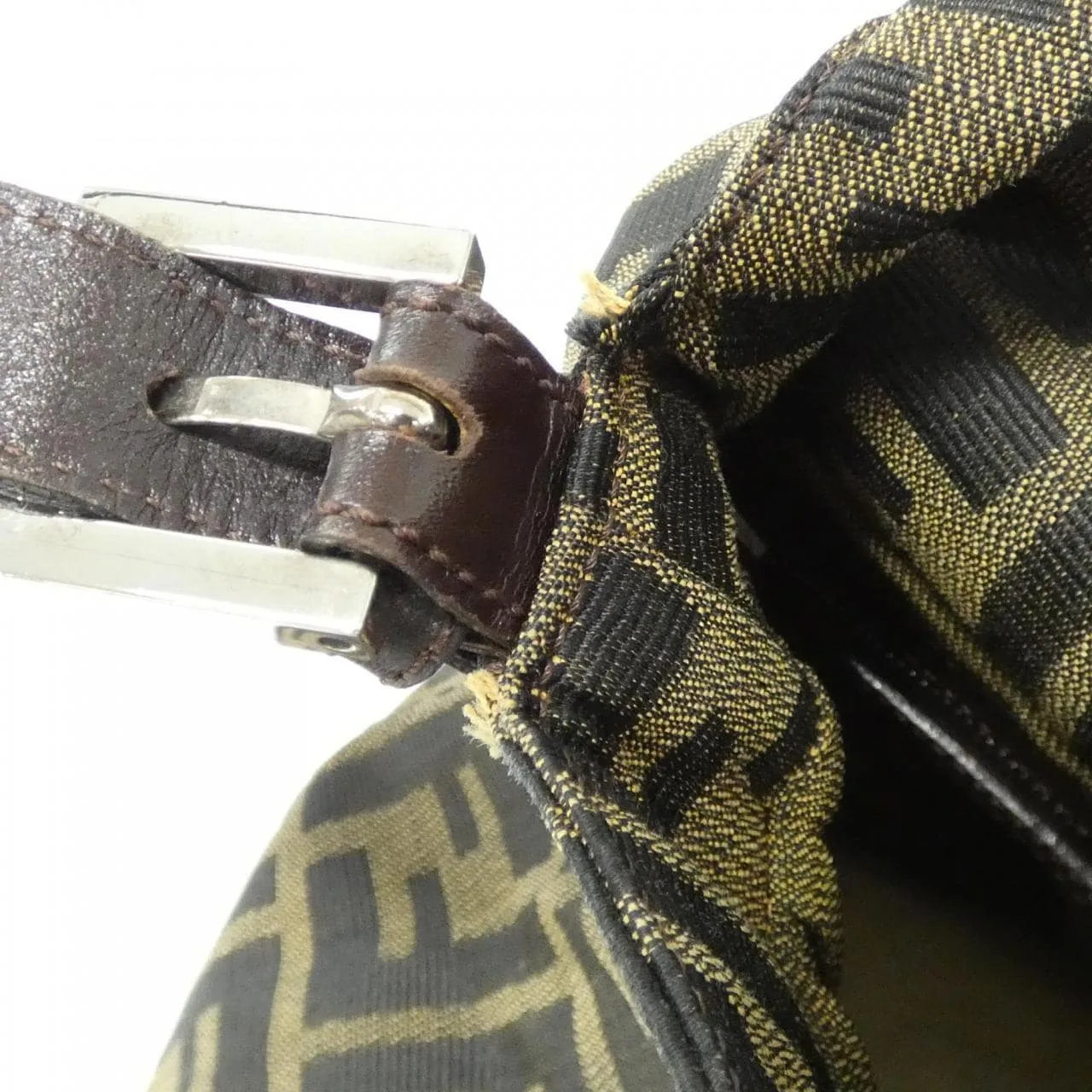 FENDI Baguette 26325 Shoulder Canvas Black Canvas Rank B - Thumbnail 7