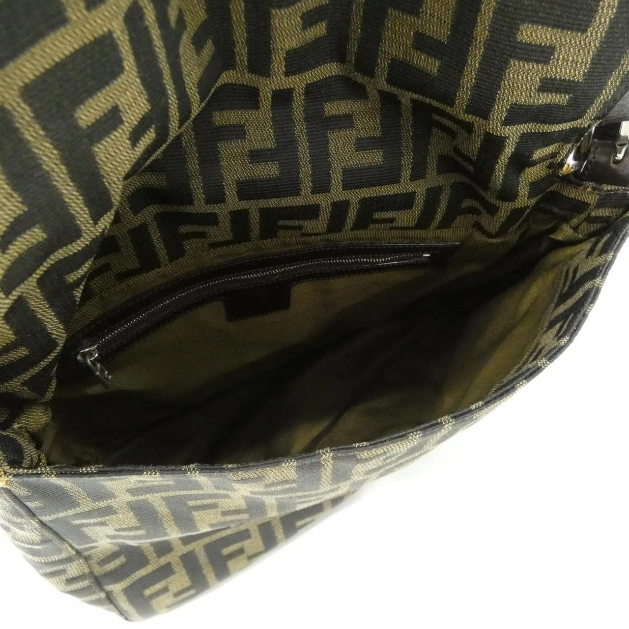 FENDI Baguette 26325 Shoulder Canvas Black Canvas Rank B - Thumbnail 9