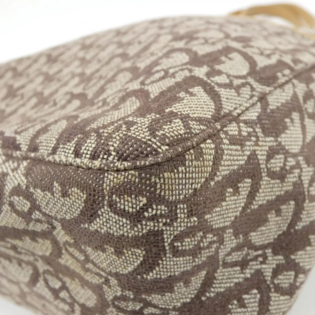 DIOR Handbag Canvas Brown Canvas Rank B - Thumbnail 3