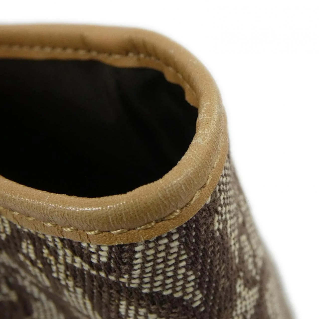 DIOR Handbag Canvas Brown Canvas Rank B - Thumbnail 5