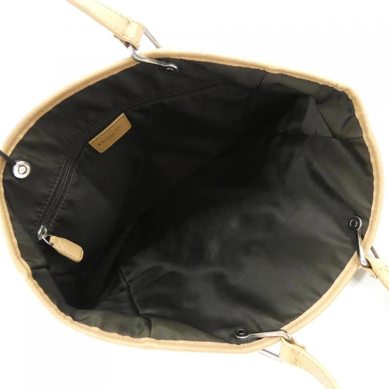 DIOR Handbag Canvas Brown Canvas Rank B - Thumbnail 8