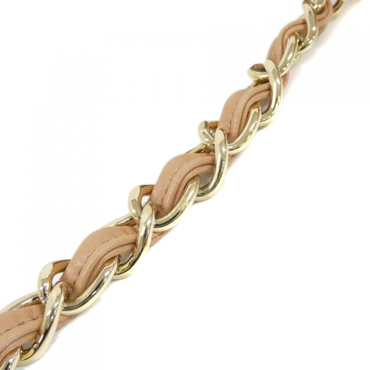 CHANEL 92237 Handbag Lambskin 米色 羊皮 中古品B - 縮圖 8