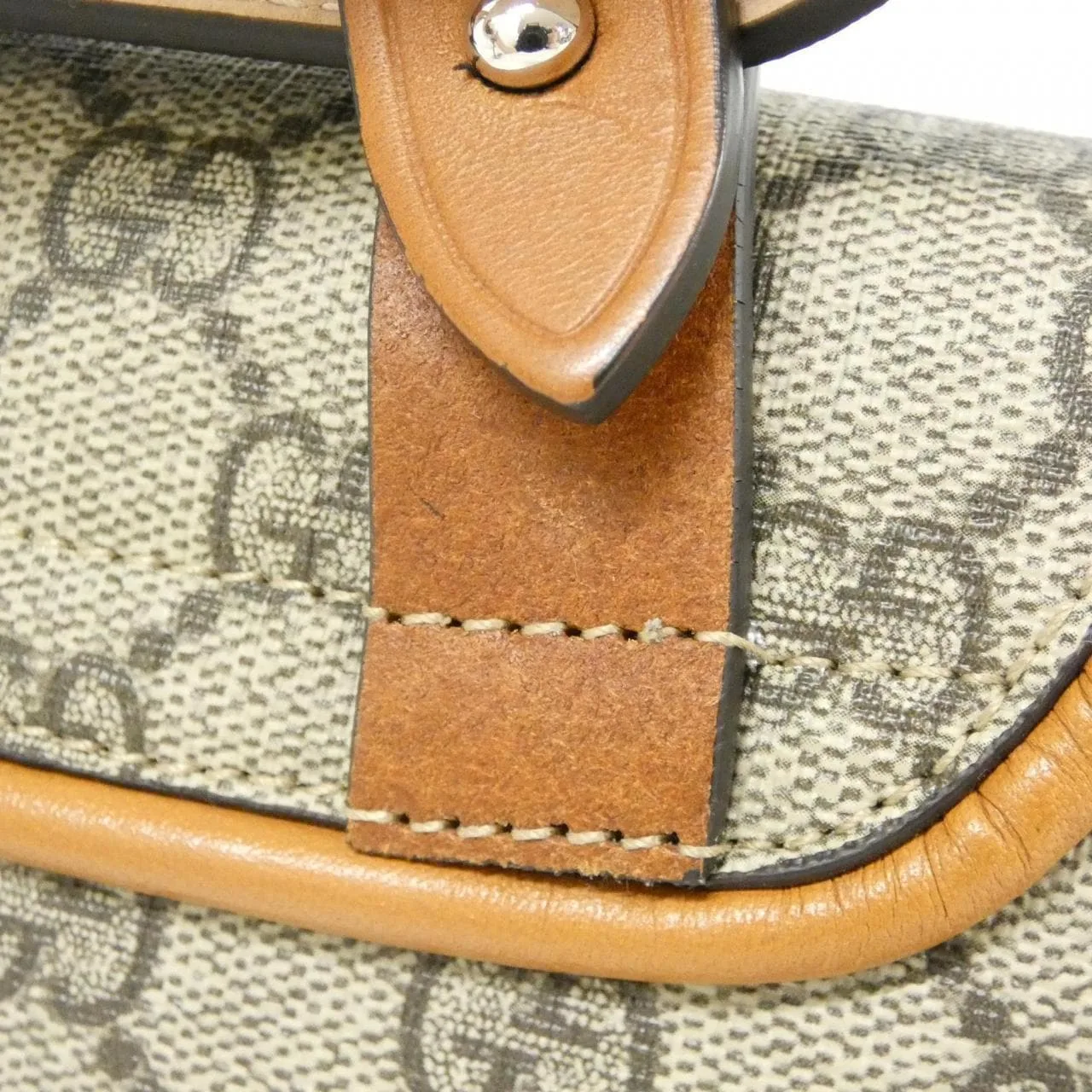 GUCCI 681137 UIQEN 腰包 帆布 黑色 帆布 中古品A - 縮圖 3