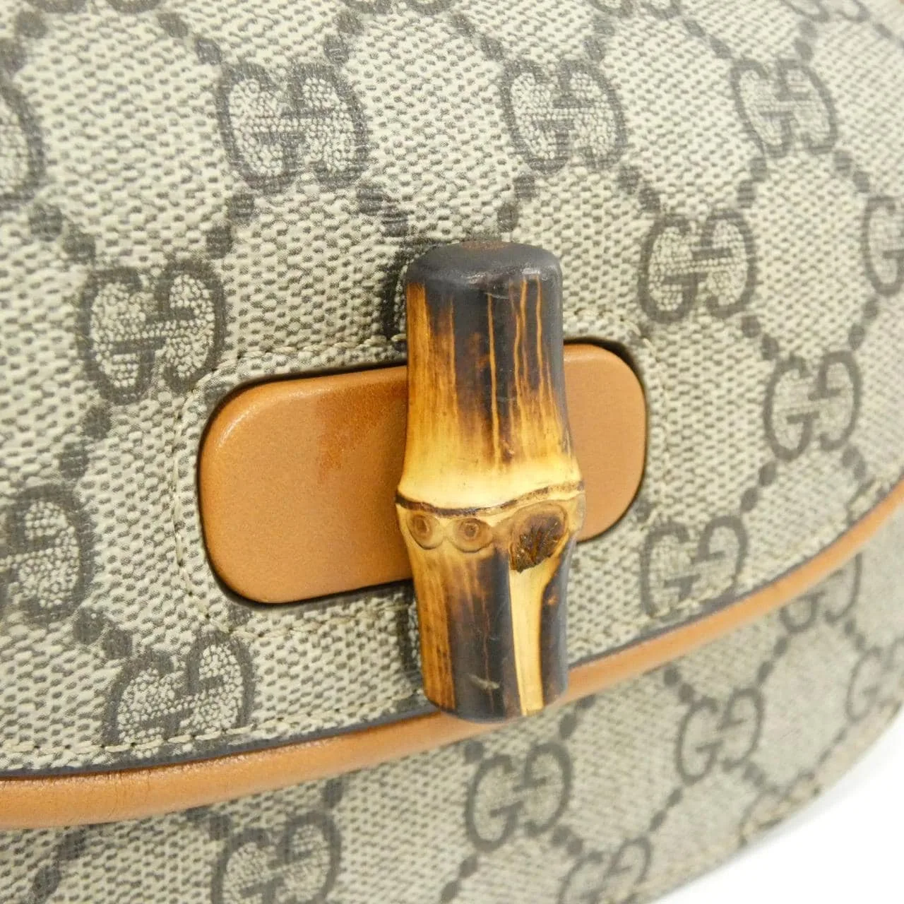 GUCCI 681137 UIQEN 腰包 帆布 黑色 帆布 中古品A - 縮圖 5