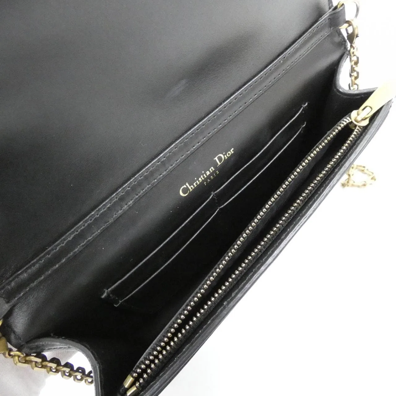 DIOR S0105CVZU Wallet Black Rank A - Thumbnail 10