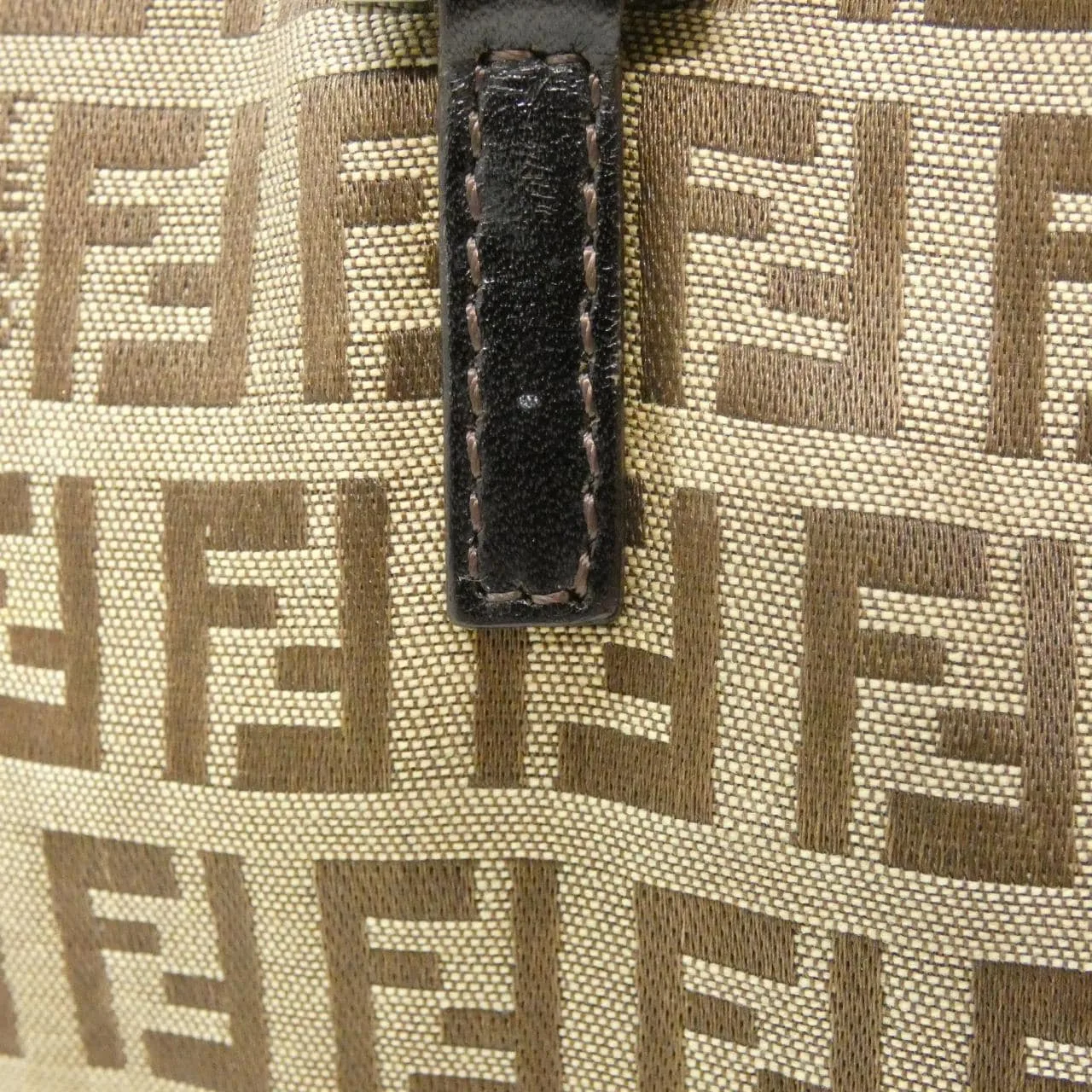 FENDI Sunshine Shopper 8BH019 Handbag Canvas Beige Canvas Rank A - Thumbnail 4