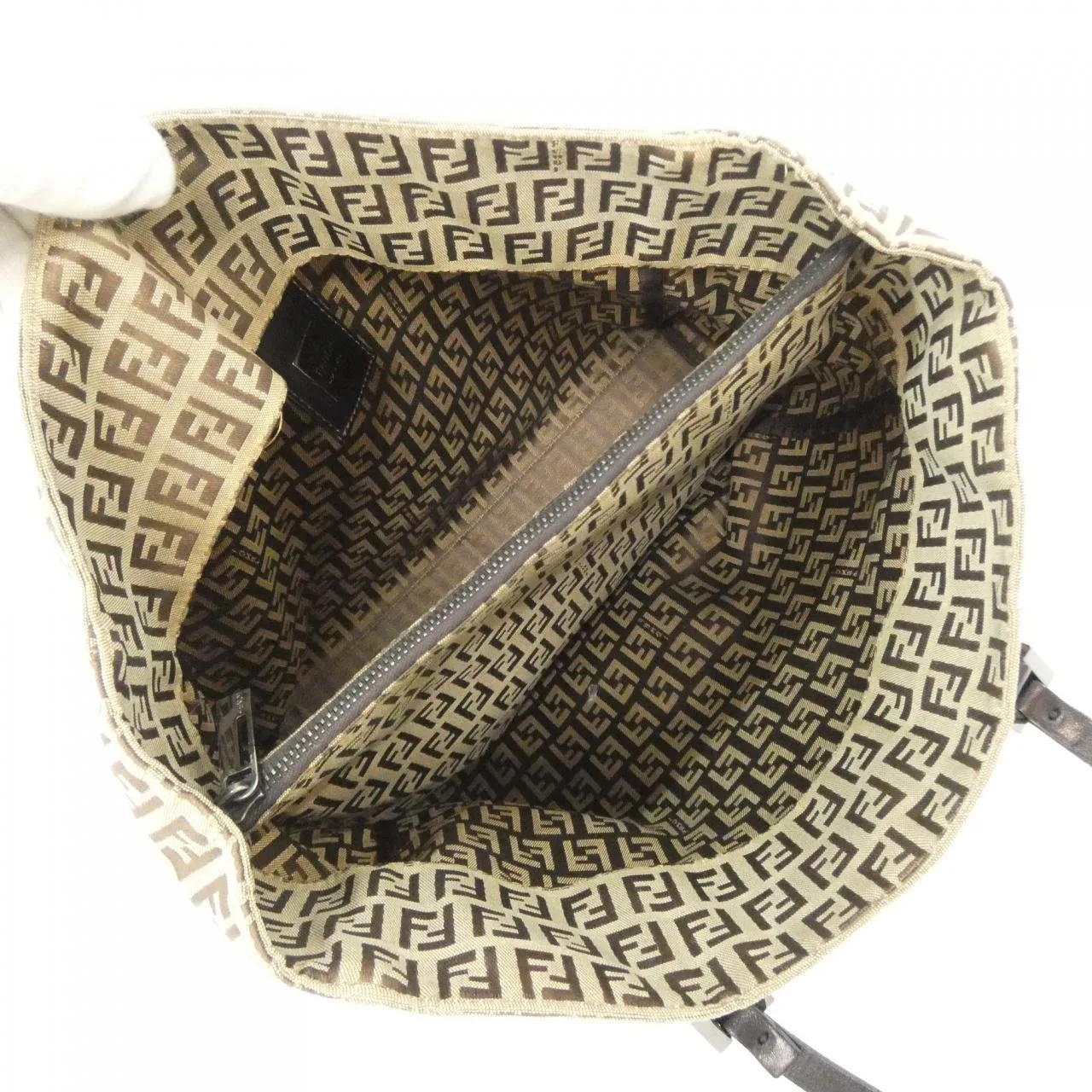 FENDI Sunshine Shopper 8BH019 Handbag Canvas Beige Canvas Rank A - Thumbnail 9