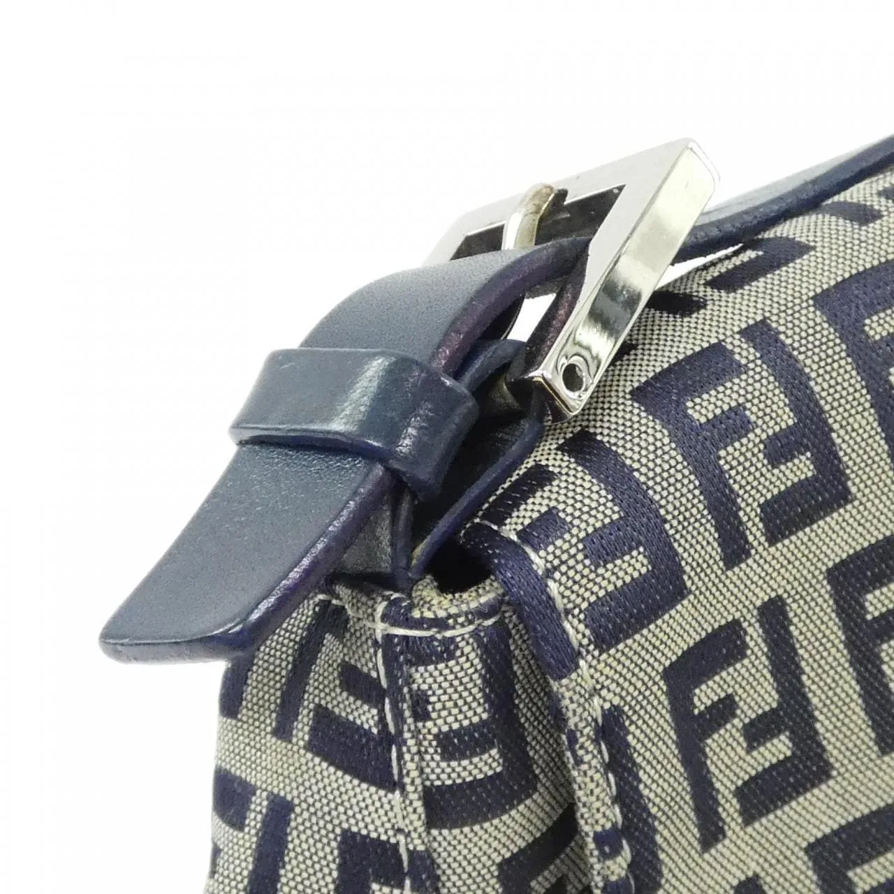 FENDI Baguette 26325 Shoulder Canvas Navy Canvas Rank B - Thumbnail 7