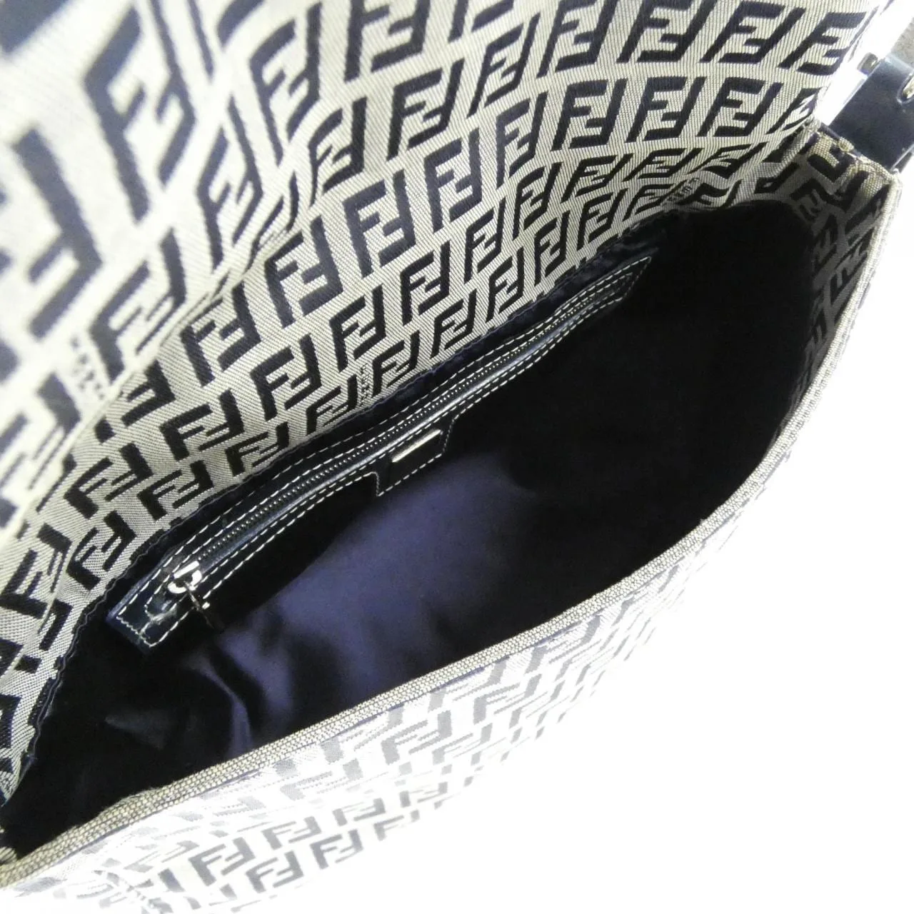 FENDI Baguette 26325 Shoulder Canvas Navy Canvas Rank B - Thumbnail 10